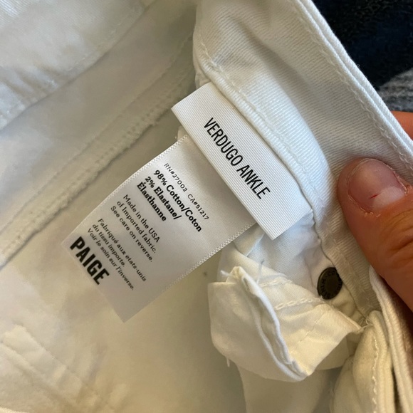 PAIGE white jeans verdugo ankle jeans - Picture 11 of 11